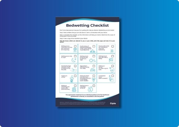 Bedwetting Checklist